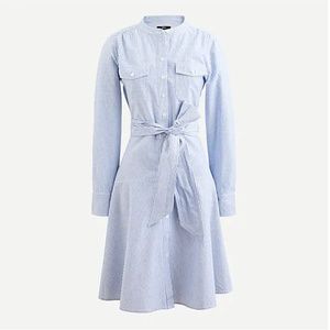 J. Crew Oxford cotton A-line shirt dress. Sz 18.